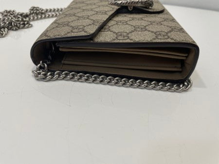 Gucci Ebony Dionysus Bag Wallet On Chain-handbag-Gucci-The Closet Egypt