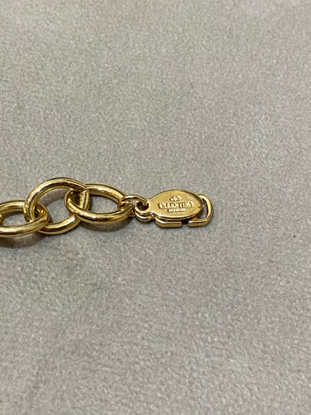 Valentino Gold VLOGO Chain Choker Bracelet-Bracelet-Valentino-The Closet Egypt
