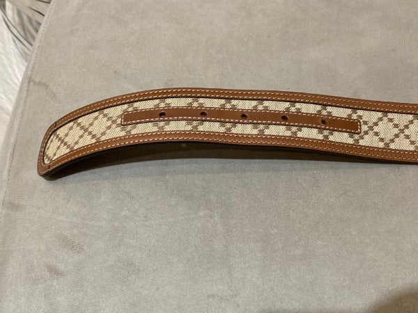 Gucci Bicolor Monogram Belt 38-Belt-Gucci-The Closet Egypt