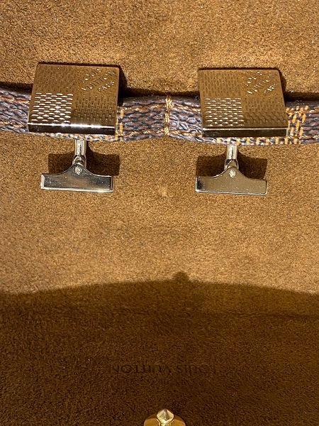 Louis Vuitton Damier Ebene Cufflinks Cover-Cufflinks Cover-Louis Vuitton-The Closet Egypt