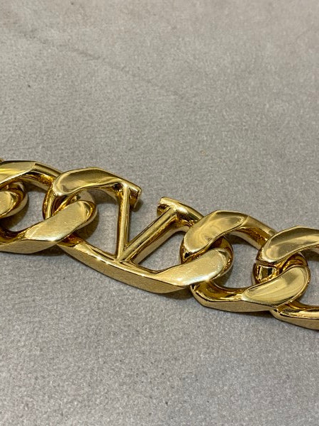Valentino Gold VLOGO Chain Choker Bracelet-Bracelet-Valentino-The Closet Egypt