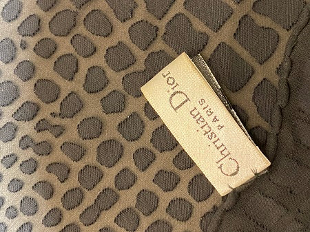 Christian Dior Black Rectangular Scarf-Scarf-Christian Dior-The Closet Egypt