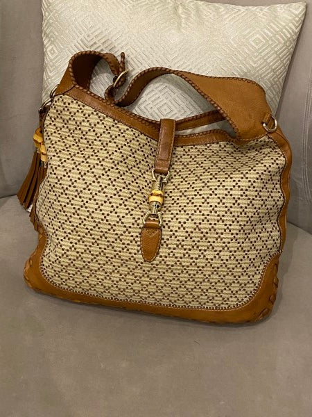 Gucci Bicolor Diamante New Jackie Shoulder Bag-handbag-Gucci-The Closet Egypt