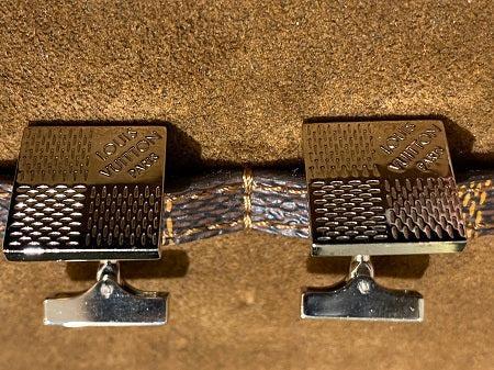 Louis Vuitton Damier Ebene Cufflinks Cover-Cufflinks Cover-Louis Vuitton-The Closet Egypt