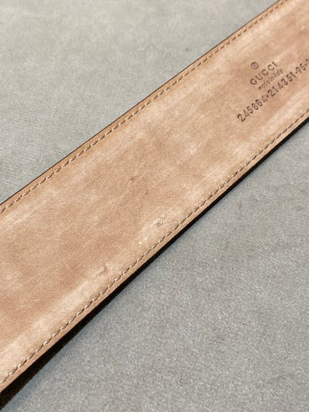 Gucci Bicolor Monogram Belt 38-Belt-Gucci-The Closet Egypt