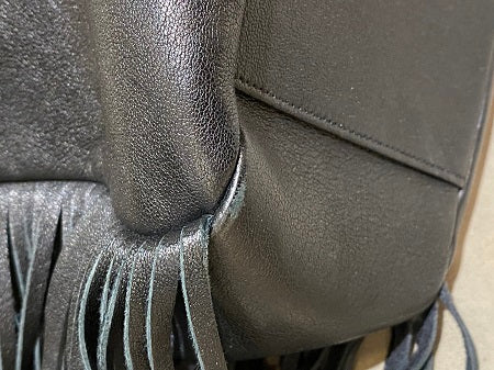 YSL Black Fringe Shopping Bag-handbag-YSL-The Closet Egypt