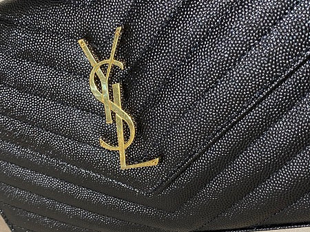 YSL Black Matelasse WOC-handbag-YSL-The Closet Egypt