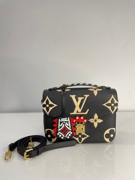 Louis Vuitton Bicolor Crafty Pochette Metis Bag-handbag-Louis Vuitton-The Closet Egypt
