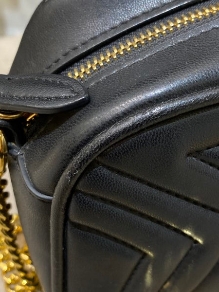 Stella McCartney Black Quilted Star Camera Crossbody Bag-handbag-Stella Mccartney-The Closet Egypt