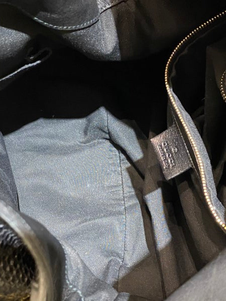 Gucci Black Python Babouska Indy Hobo Bag-handbag-Gucci-The Closet Egypt