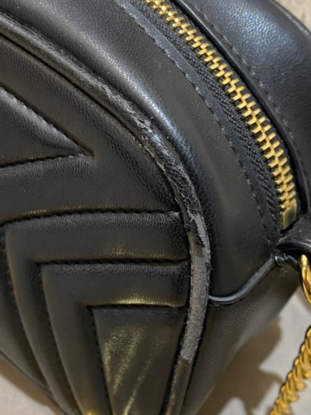 Stella McCartney Black Quilted Star Camera Crossbody Bag-handbag-Stella Mccartney-The Closet Egypt