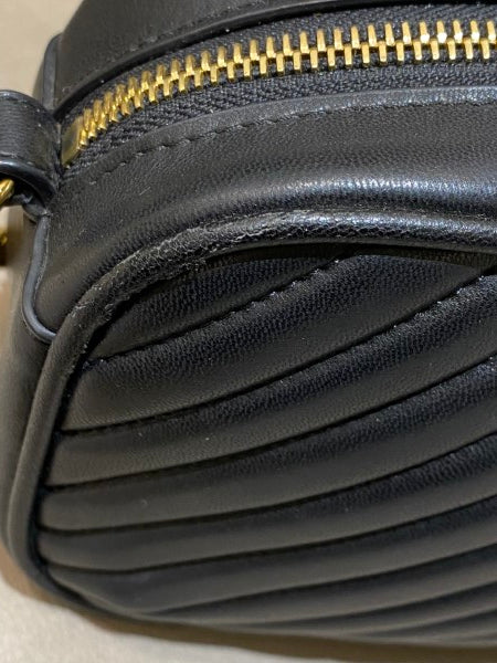 Stella McCartney Black Quilted Star Camera Crossbody Bag-handbag-Stella Mccartney-The Closet Egypt