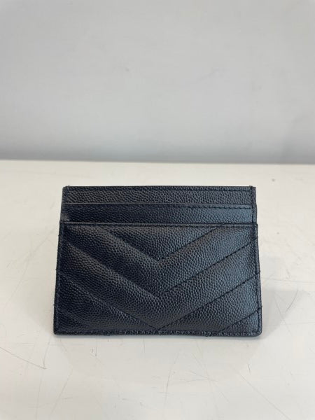 YSL Black Card Holder-Card Holder-YSL-The Closet Egypt