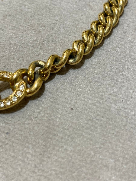 Christian Dior Gold Plated Necklace-Necklaces-Christian Dior-The Closet Egypt