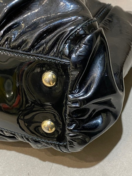 Gucci Black Vernis D Ring Bag-handbag-Gucci-The Closet Egypt