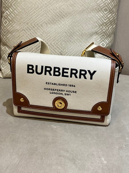 Burberry Bicolor Horseferry Print Note Crossbody Bag-handbag-Burberry-The Closet Egypt