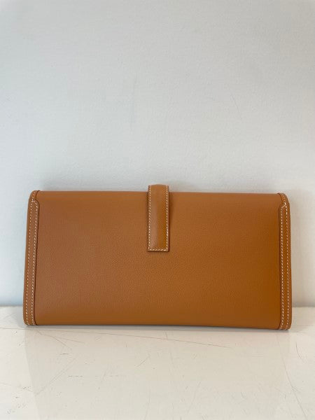 Hermes Camel Jige Elan 29 Clutch-Clutch-Hermes-The Closet Egypt
