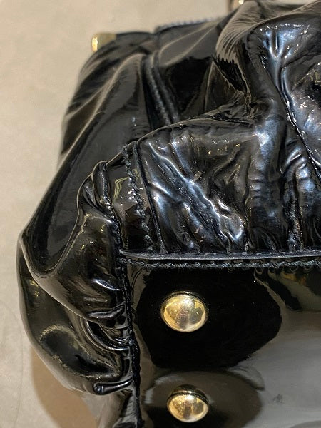 Gucci Black Vernis D Ring Bag-handbag-Gucci-The Closet Egypt