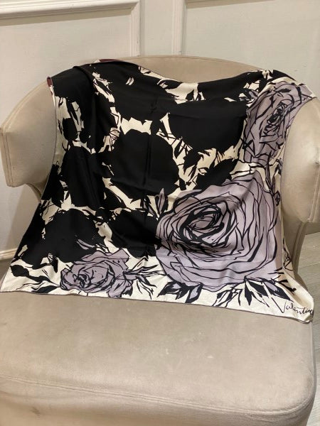 Valentino Tricolor Square Scarf-Scarf-Valentino-The Closet Egypt