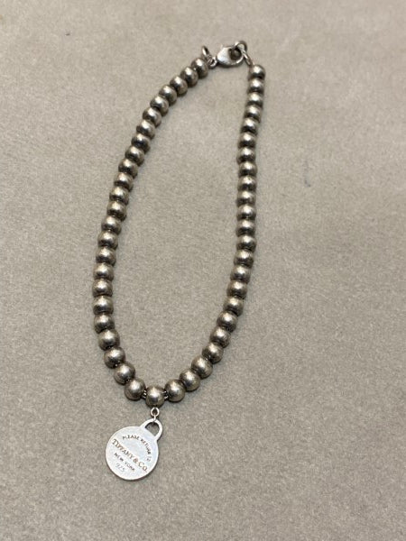 Tiffany & Co Silver Tag Bead Bracelet-Bracelet-Tiffany & Co-The Closet Egypt
