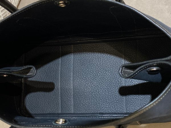 Hermes Black Garden Party Toile 36cm Negonda Bag