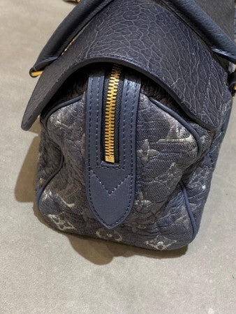Louis Vuitton Navy Blue Gris Monogram Volupte Psyche Bag-handbag-Louis Vuitton-The Closet Egypt
