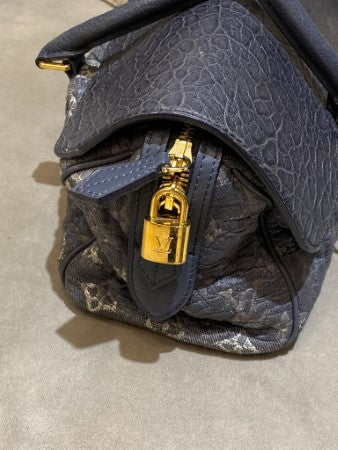 Louis Vuitton Navy Blue Gris Monogram Volupte Psyche Bag-handbag-Louis Vuitton-The Closet Egypt