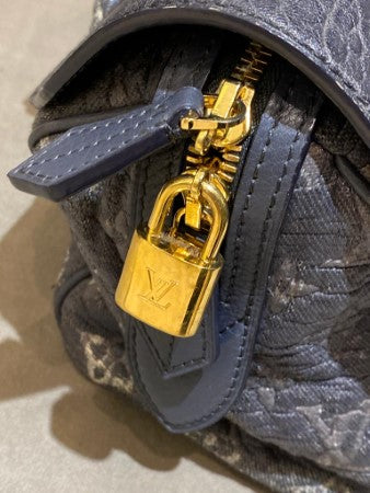Louis Vuitton Navy Blue Gris Monogram Volupte Psyche Bag-handbag-Louis Vuitton-The Closet Egypt