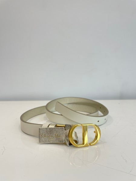 Christian Dior Bicolor Reversible Belt-Belt-Christian Dior-The Closet Egypt