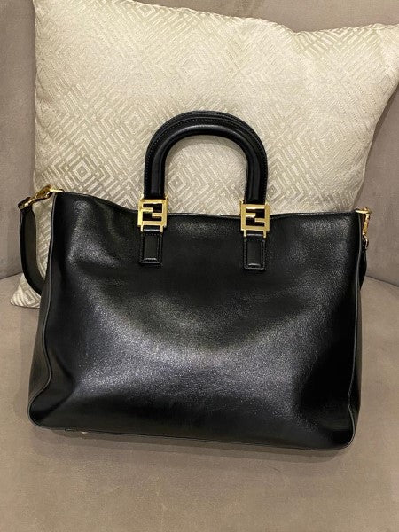 Fendi Black Tote Bag-handbag-Fendi-The Closet Egypt