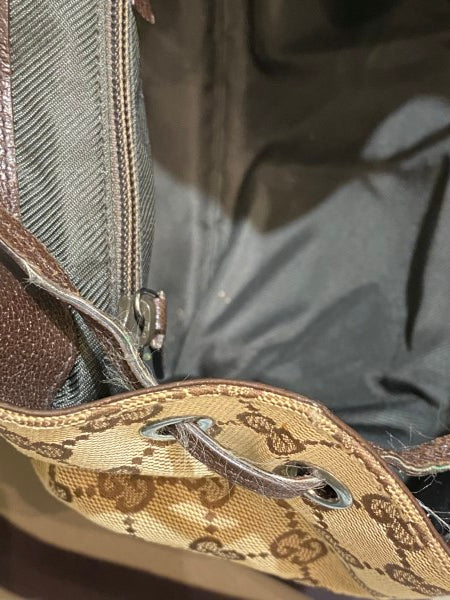 Gucci Bicolor Monogram Backpack Bag-Backpack-Gucci-The Closet Egypt