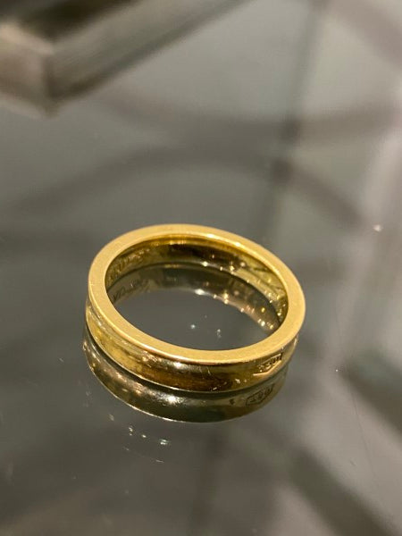 Tiffany & Co 18K Yellow Gold Band Ring-Rings-Tiffany & Co-The Closet Egypt