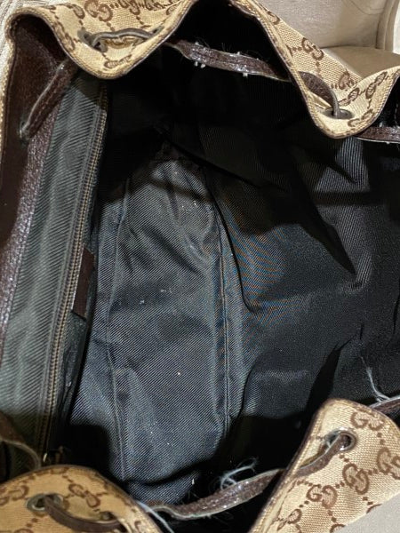 Gucci Bicolor Monogram Backpack Bag-Backpack-Gucci-The Closet Egypt