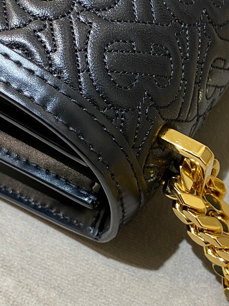 Burberry Black TB Embossed Monogram Medium Bag-handbag-Burberry-The Closet Egypt