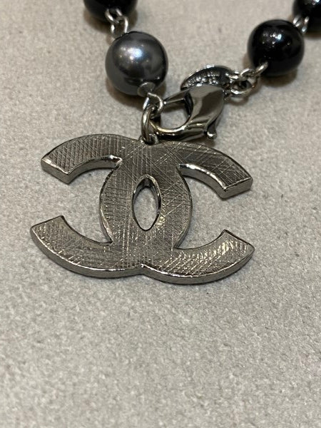 Chanel Black CC Pearl Bracelet-Bracelet-Chanel-The Closet Egypt