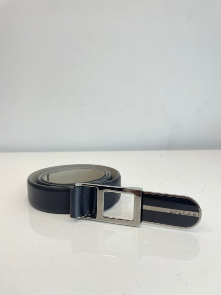 Bvlgari Black Belt 44-Belt-Bvlgari-The Closet Egypt