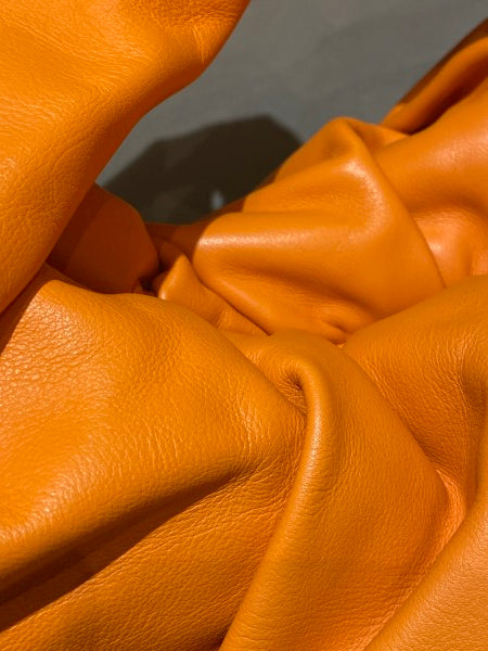 Bottega Veneta Orange Shoulder Pouch-Pouch-Bottega Veneta-The Closet Egypt