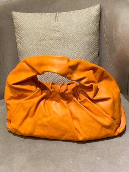 Bottega Veneta Orange Shoulder Pouch-Pouch-Bottega Veneta-The Closet Egypt