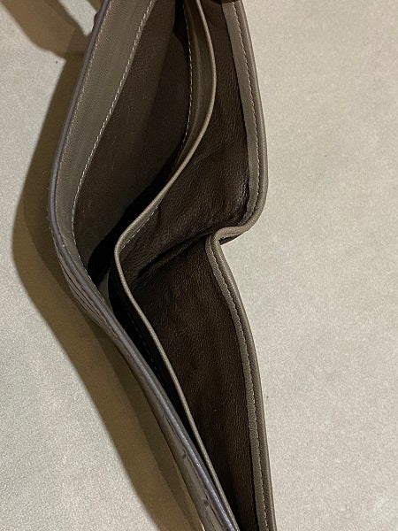 Bottega Veneta Brown Croc Embossed Wallet-wallet-Bottega Veneta-The Closet Egypt