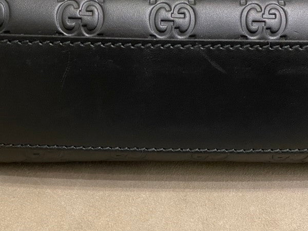 Gucci Black Guccissima Padlock Small Bag-handbag-Gucci-The Closet Egypt