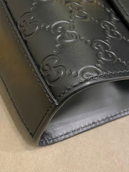 Gucci Black Guccissima Padlock Small Bag-handbag-Gucci-The Closet Egypt