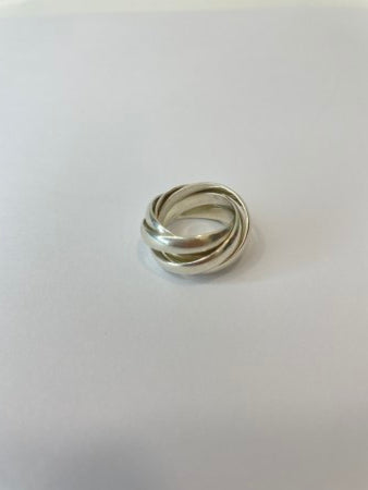 Tiffany & Co Silver Paloma Melody Ring-Rings-Tiffany & Co-The Closet Egypt