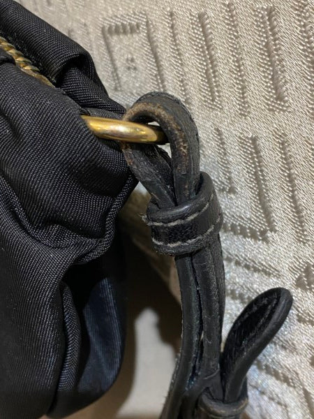 Prada Black Nylon Bow Wristlet Mini Clutch-Clutch-Prada-The Closet Egypt