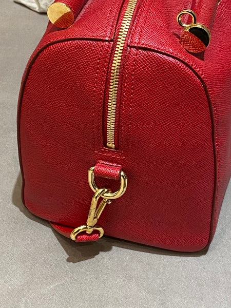 Dolce & Gabbana Red Boston Bag-handbag-Dolce & Gabbana-The Closet Egypt