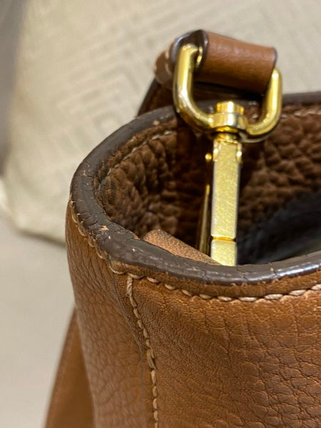 Prada Cafee Vitello Daino Tote Bag-handbag-Prada-The Closet Egypt