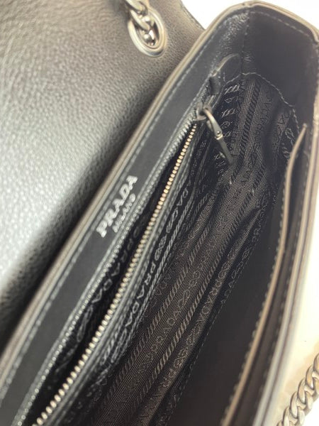 Prada Black Glace Studded Crossbody Bag-handbag-Prada-The Closet Egypt