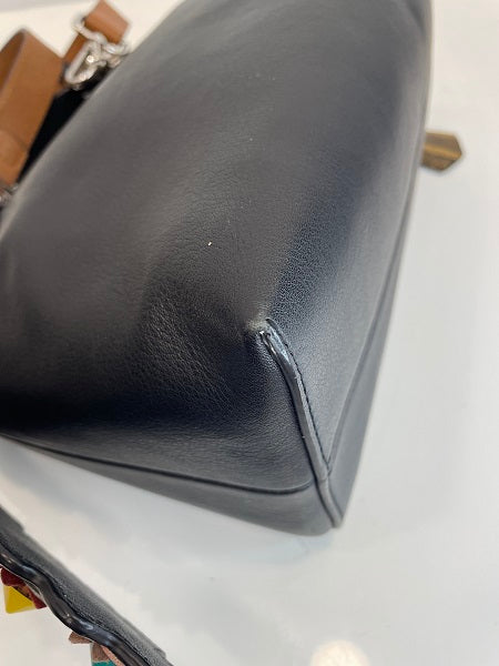 Fendi Black Python Handle By The Way Bag-handbag-Fendi-The Closet Egypt