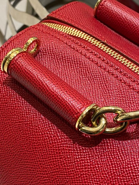 Dolce & Gabbana Red Boston Bag-handbag-Dolce & Gabbana-The Closet Egypt