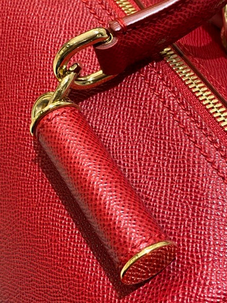 Dolce & Gabbana Red Boston Bag-handbag-Dolce & Gabbana-The Closet Egypt