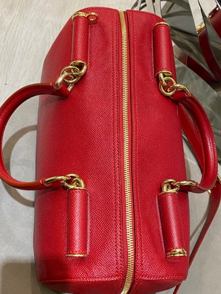 Dolce & Gabbana Red Boston Bag-handbag-Dolce & Gabbana-The Closet Egypt